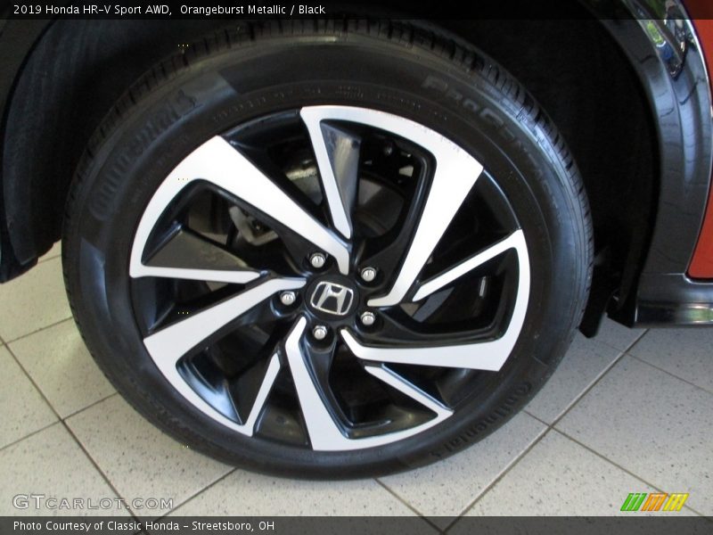 Orangeburst Metallic / Black 2019 Honda HR-V Sport AWD