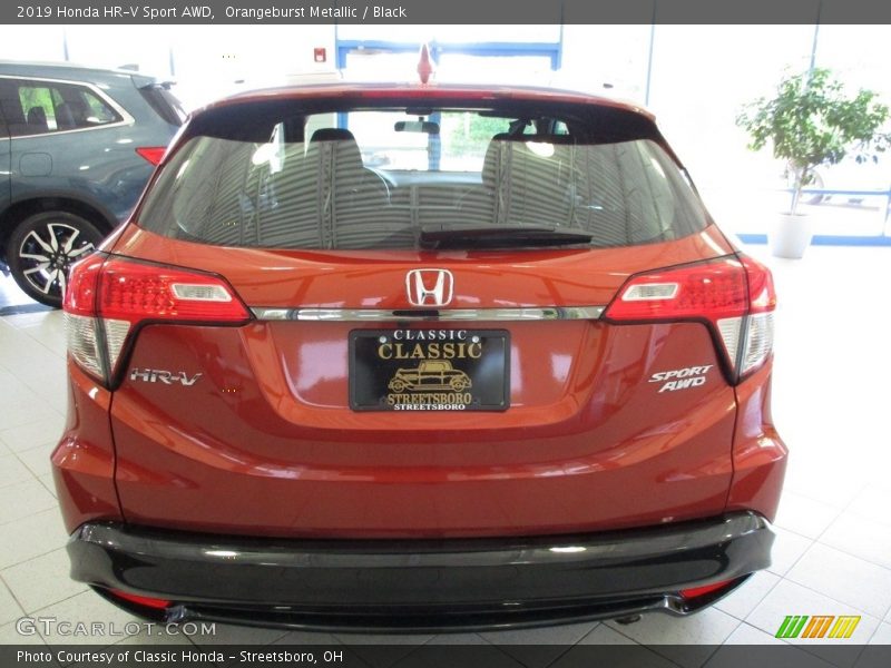 Orangeburst Metallic / Black 2019 Honda HR-V Sport AWD