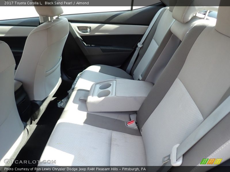 Black Sand Pearl / Almond 2017 Toyota Corolla L