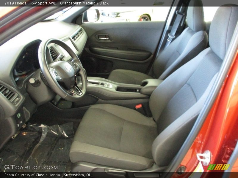 Orangeburst Metallic / Black 2019 Honda HR-V Sport AWD