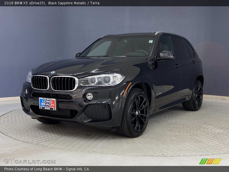 Black Sapphire Metallic / Terra 2018 BMW X5 sDrive35i