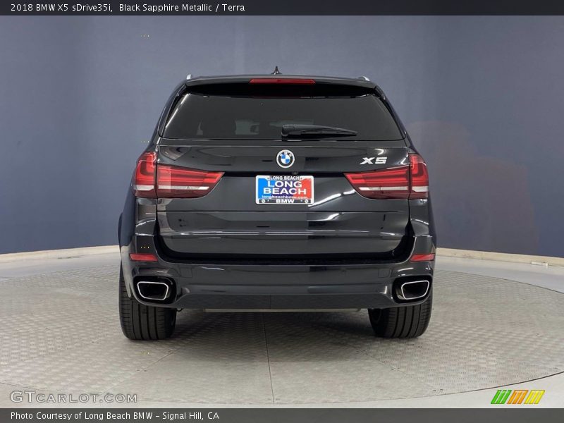 Black Sapphire Metallic / Terra 2018 BMW X5 sDrive35i