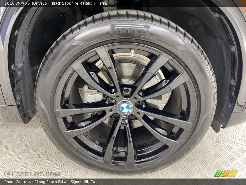 Black Sapphire Metallic / Terra 2018 BMW X5 sDrive35i