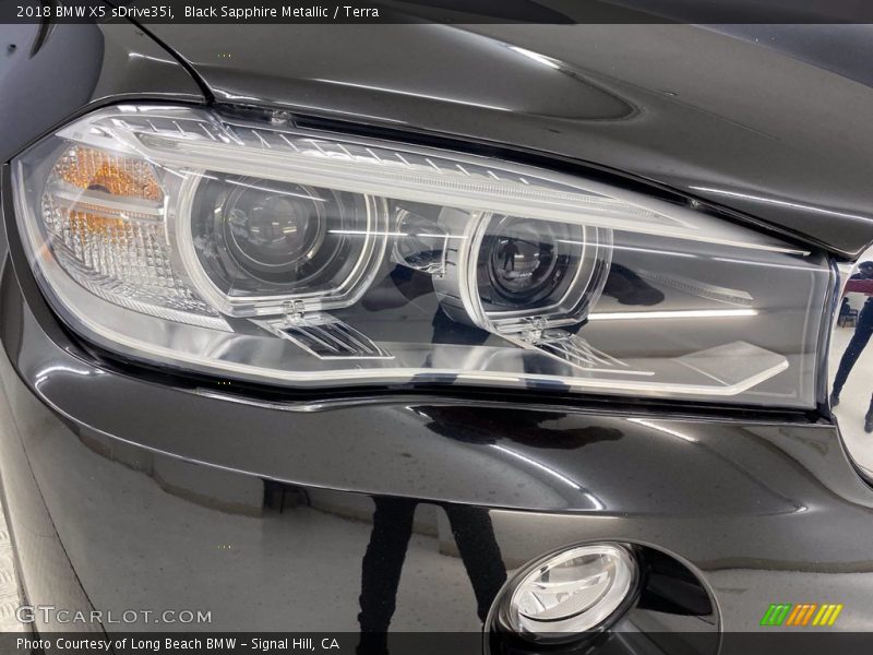 Black Sapphire Metallic / Terra 2018 BMW X5 sDrive35i