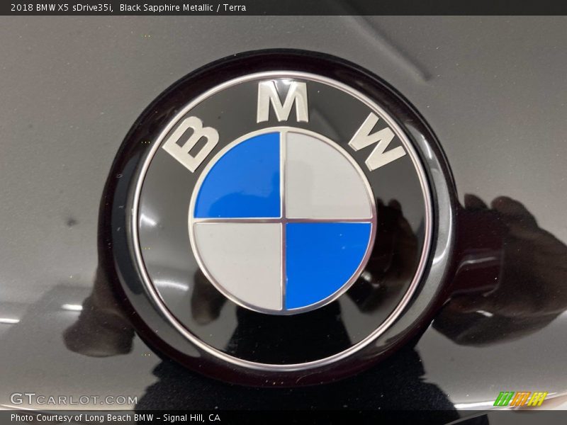 Black Sapphire Metallic / Terra 2018 BMW X5 sDrive35i