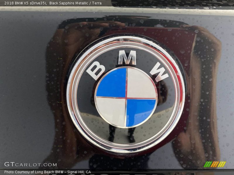 Black Sapphire Metallic / Terra 2018 BMW X5 sDrive35i
