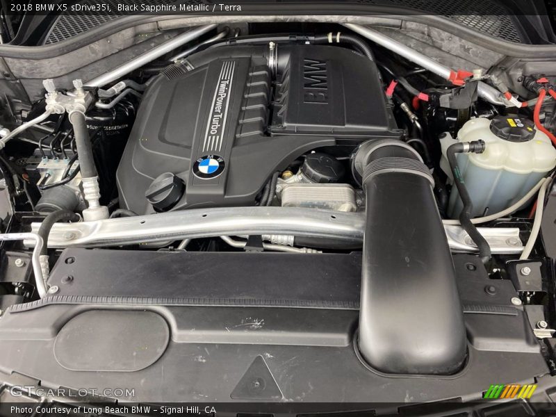Black Sapphire Metallic / Terra 2018 BMW X5 sDrive35i