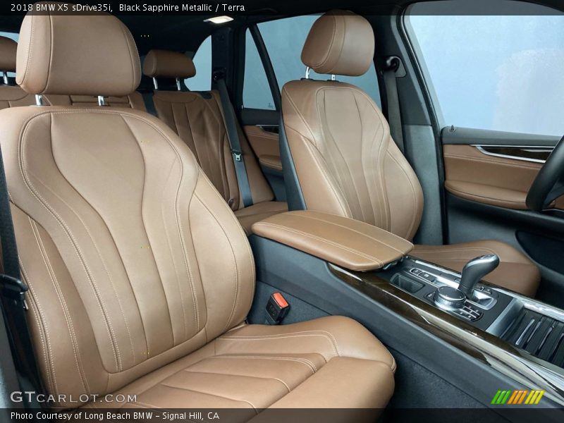 Black Sapphire Metallic / Terra 2018 BMW X5 sDrive35i