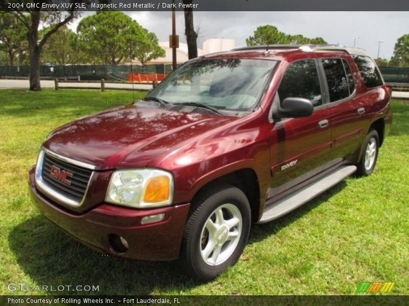 Magnetic Red Metallic / Dark Pewter 2004 GMC Envoy XUV SLE