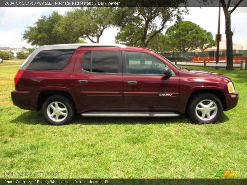 Magnetic Red Metallic / Dark Pewter 2004 GMC Envoy XUV SLE
