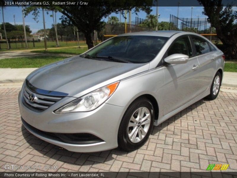 Radiant Silver / Gray 2014 Hyundai Sonata GLS
