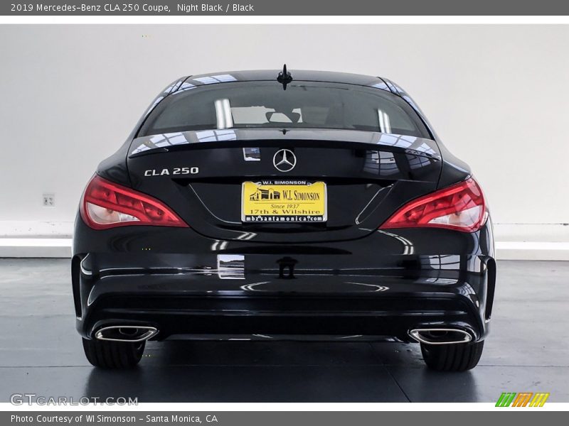 Night Black / Black 2019 Mercedes-Benz CLA 250 Coupe