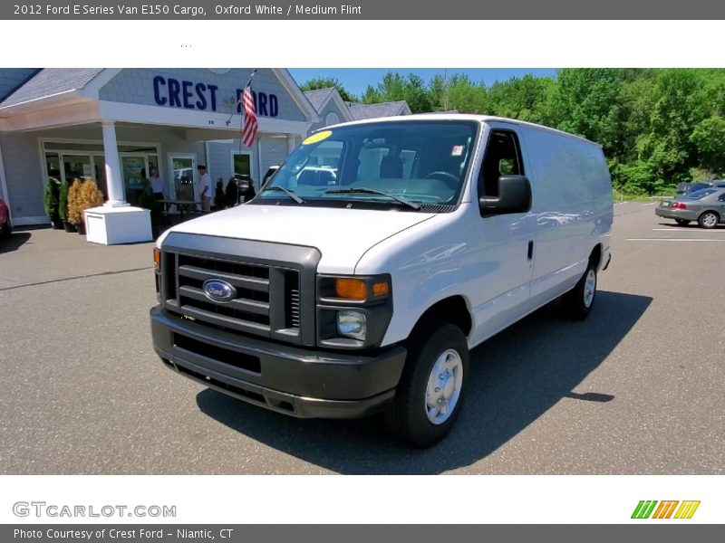 Oxford White / Medium Flint 2012 Ford E Series Van E150 Cargo