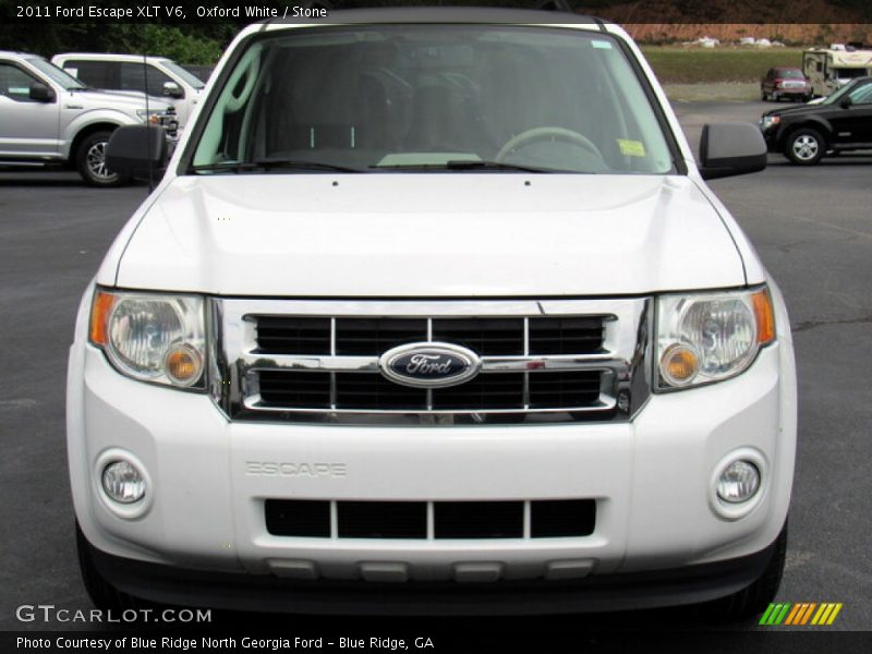 Oxford White / Stone 2011 Ford Escape XLT V6