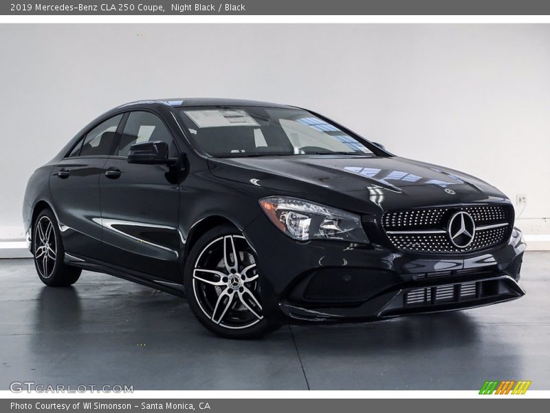 Night Black / Black 2019 Mercedes-Benz CLA 250 Coupe