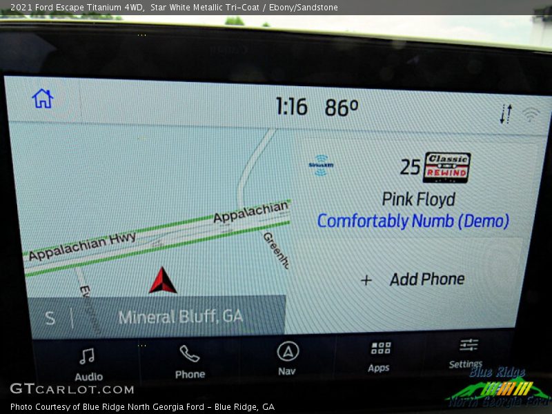 Star White Metallic Tri-Coat / Ebony/Sandstone 2021 Ford Escape Titanium 4WD