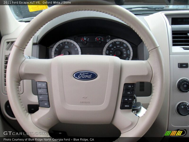 Oxford White / Stone 2011 Ford Escape XLT V6