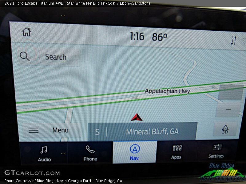 Star White Metallic Tri-Coat / Ebony/Sandstone 2021 Ford Escape Titanium 4WD
