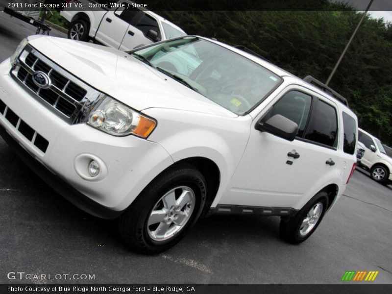 Oxford White / Stone 2011 Ford Escape XLT V6
