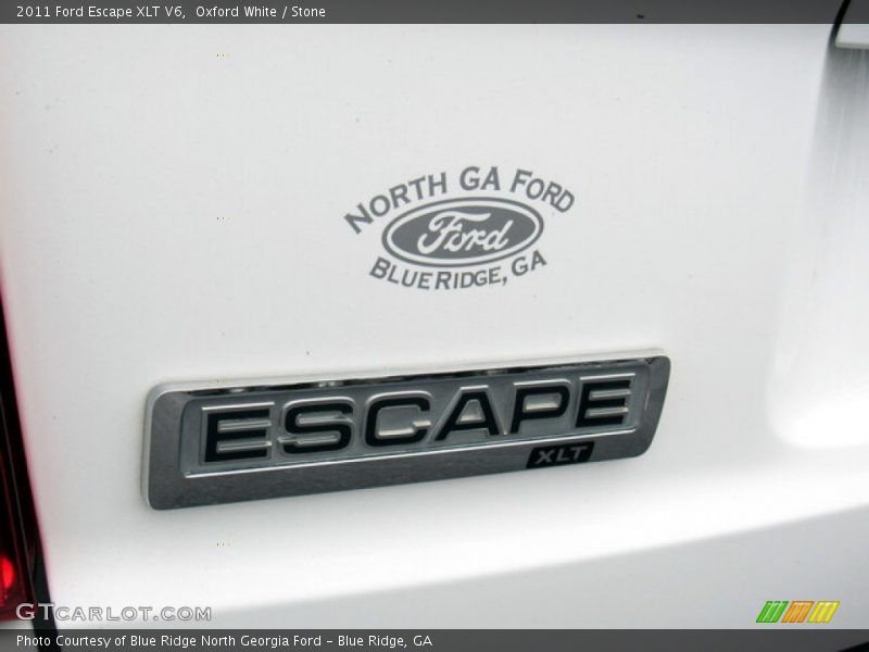 Oxford White / Stone 2011 Ford Escape XLT V6