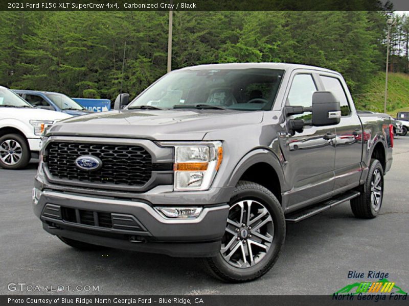 Carbonized Gray / Black 2021 Ford F150 XLT SuperCrew 4x4