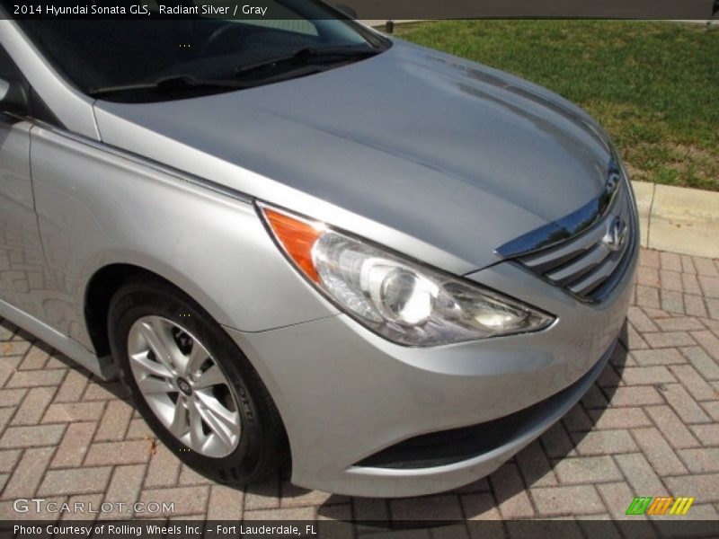 Radiant Silver / Gray 2014 Hyundai Sonata GLS