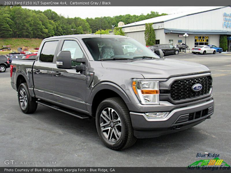 Carbonized Gray / Black 2021 Ford F150 XLT SuperCrew 4x4