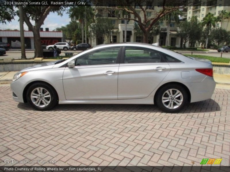 Radiant Silver / Gray 2014 Hyundai Sonata GLS