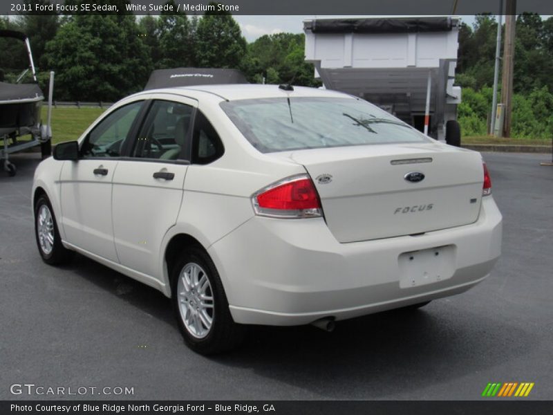 White Suede / Medium Stone 2011 Ford Focus SE Sedan