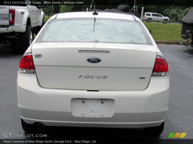 White Suede / Medium Stone 2011 Ford Focus SE Sedan