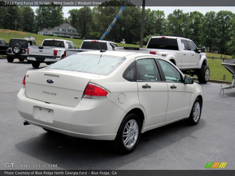 White Suede / Medium Stone 2011 Ford Focus SE Sedan