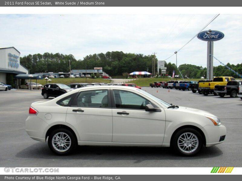 White Suede / Medium Stone 2011 Ford Focus SE Sedan