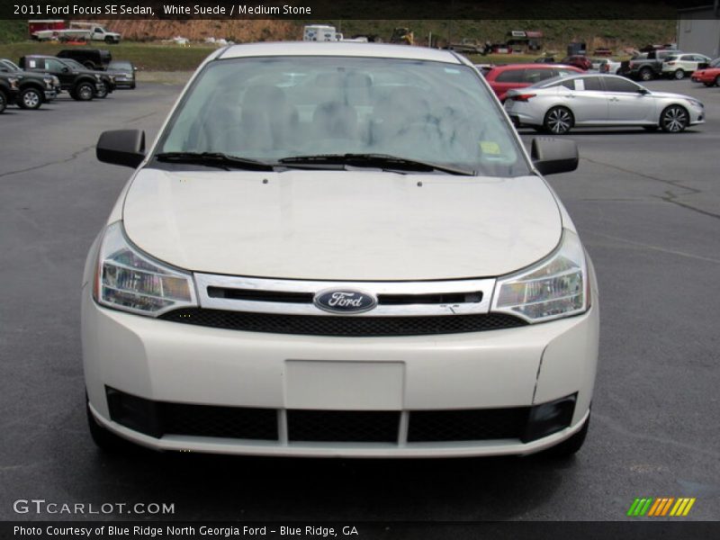 White Suede / Medium Stone 2011 Ford Focus SE Sedan
