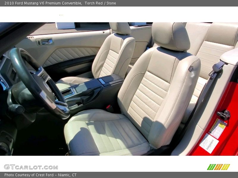 Torch Red / Stone 2010 Ford Mustang V6 Premium Convertible