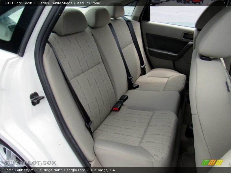 White Suede / Medium Stone 2011 Ford Focus SE Sedan