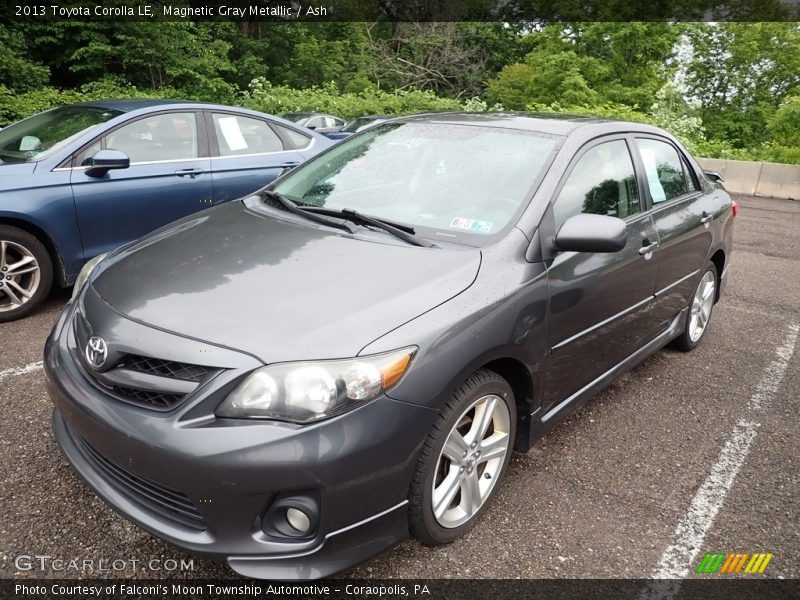 Magnetic Gray Metallic / Ash 2013 Toyota Corolla LE