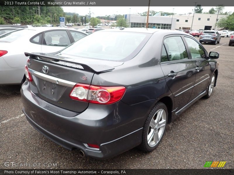 Magnetic Gray Metallic / Ash 2013 Toyota Corolla LE