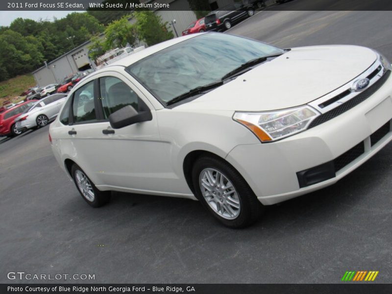 White Suede / Medium Stone 2011 Ford Focus SE Sedan