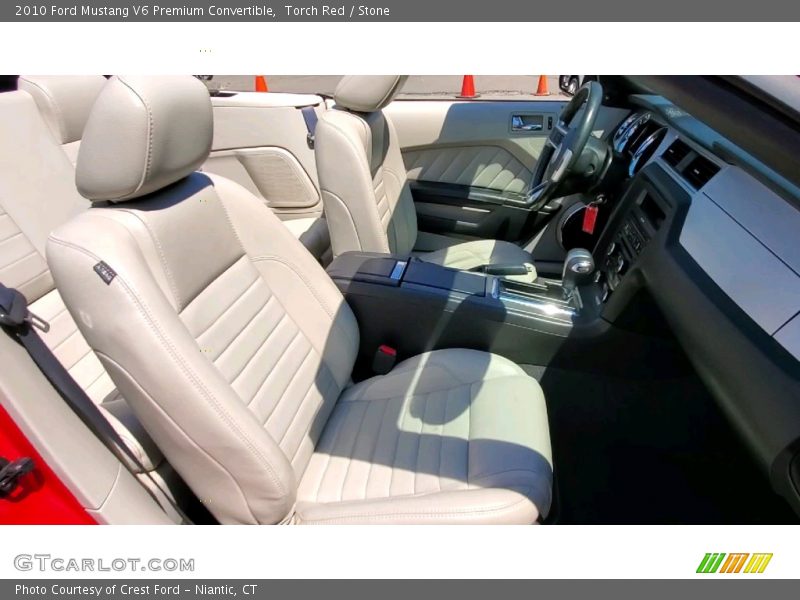 Torch Red / Stone 2010 Ford Mustang V6 Premium Convertible