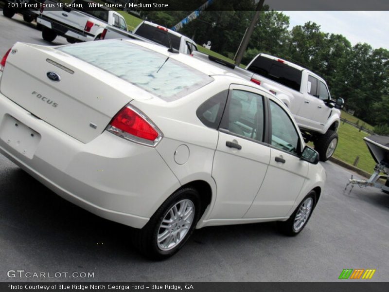 White Suede / Medium Stone 2011 Ford Focus SE Sedan