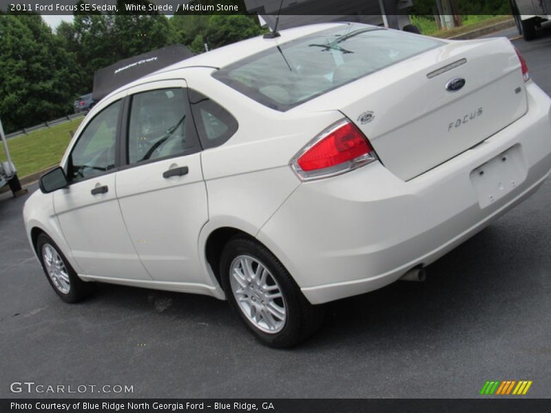 White Suede / Medium Stone 2011 Ford Focus SE Sedan