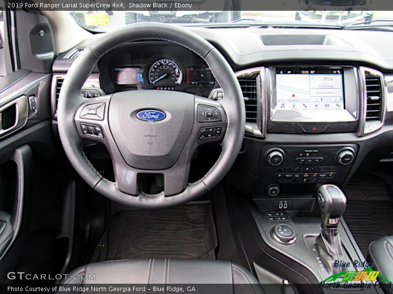 Shadow Black / Ebony 2019 Ford Ranger Lariat SuperCrew 4x4