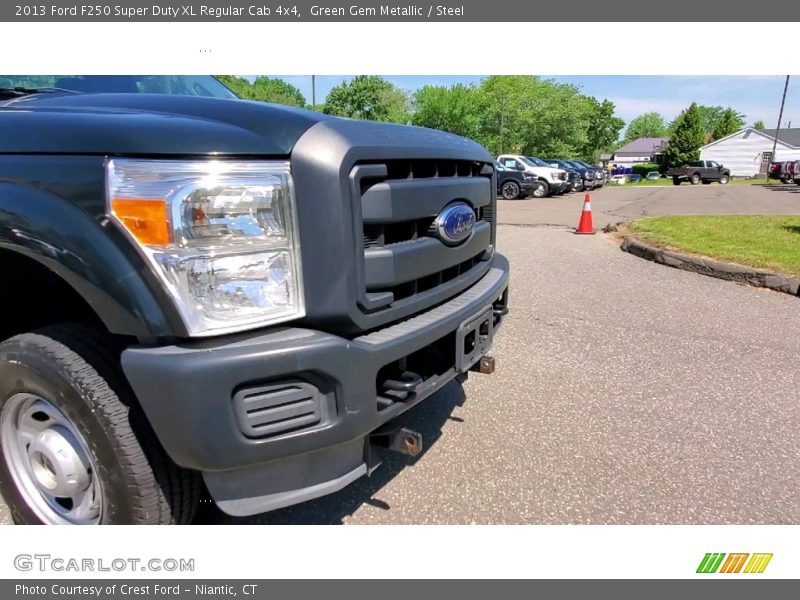 Green Gem Metallic / Steel 2013 Ford F250 Super Duty XL Regular Cab 4x4