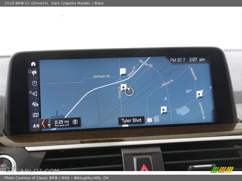 Dark Graphite Metallic / Black 2018 BMW X3 xDrive30i