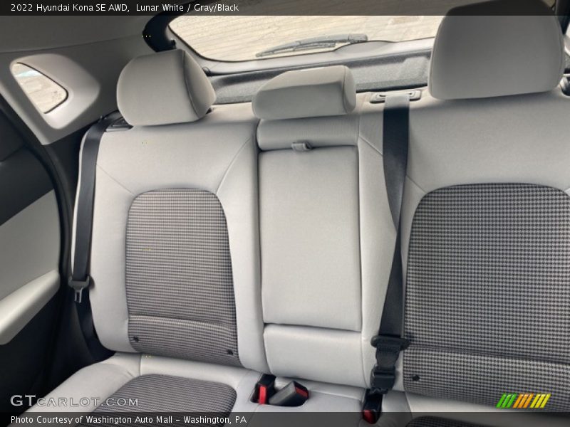 Lunar White / Gray/Black 2022 Hyundai Kona SE AWD