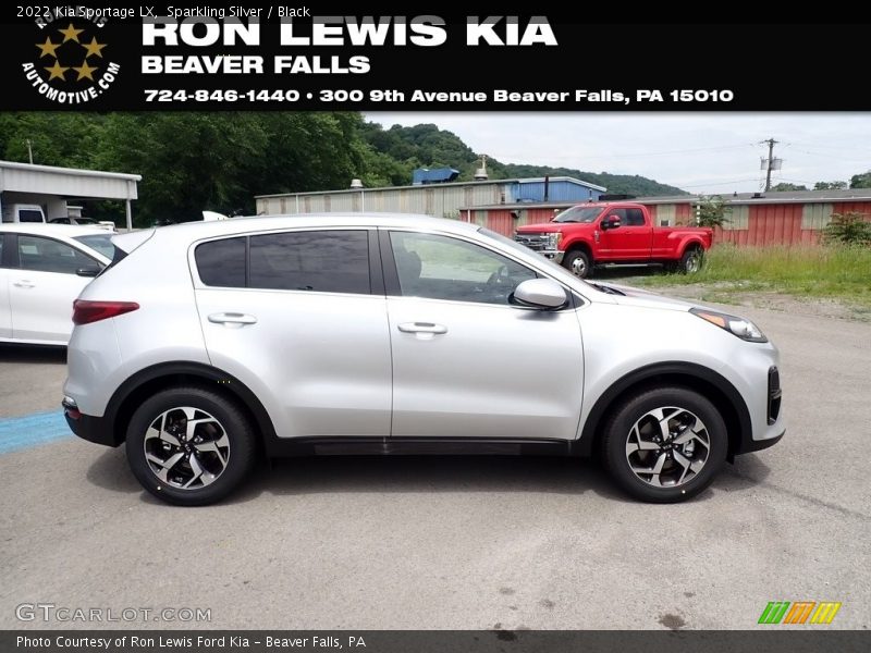 Sparkling Silver / Black 2022 Kia Sportage LX