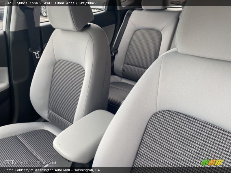 Lunar White / Gray/Black 2022 Hyundai Kona SE AWD