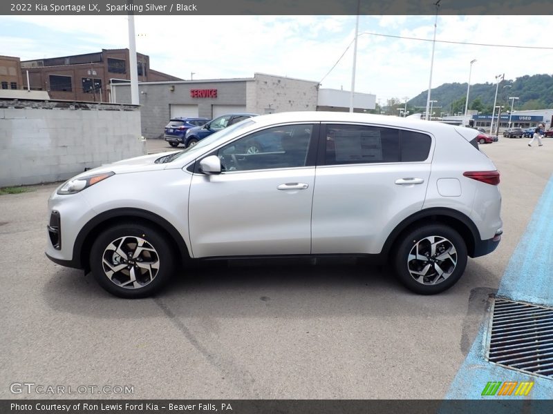 Sparkling Silver / Black 2022 Kia Sportage LX