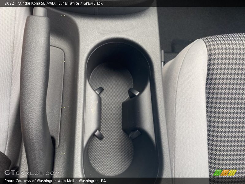 Lunar White / Gray/Black 2022 Hyundai Kona SE AWD