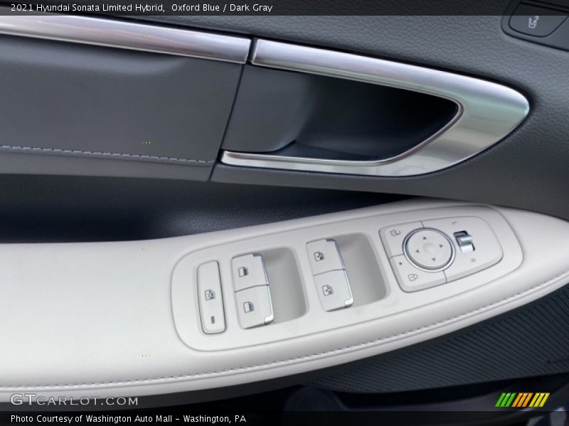 Oxford Blue / Dark Gray 2021 Hyundai Sonata Limited Hybrid